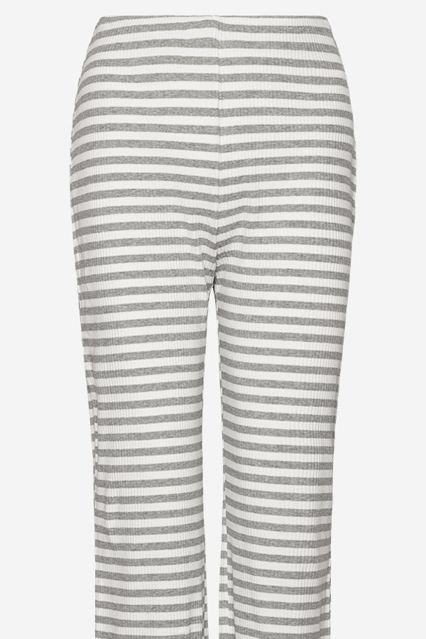 Luelle Flare Pants Grey mel./cream