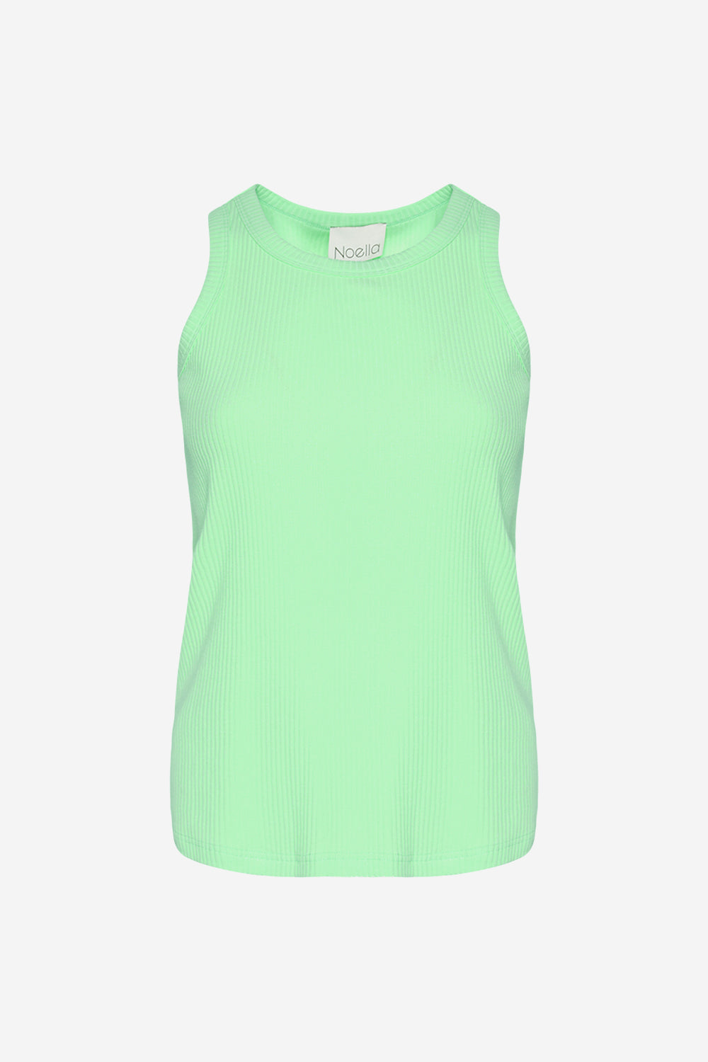 Noellas Luelle Tanktop Lime. Køb T-shirts / Toppe hos www.noellafashion.dk