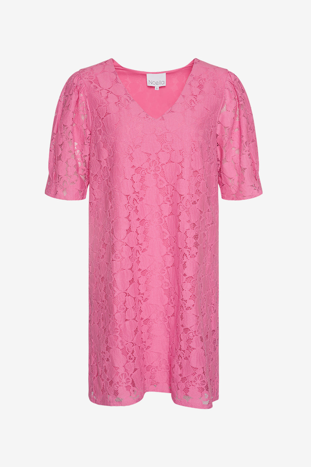 Noellas Macenna Short Dress Candy pink. Køb Kjoler hos www.noellafashion.dk