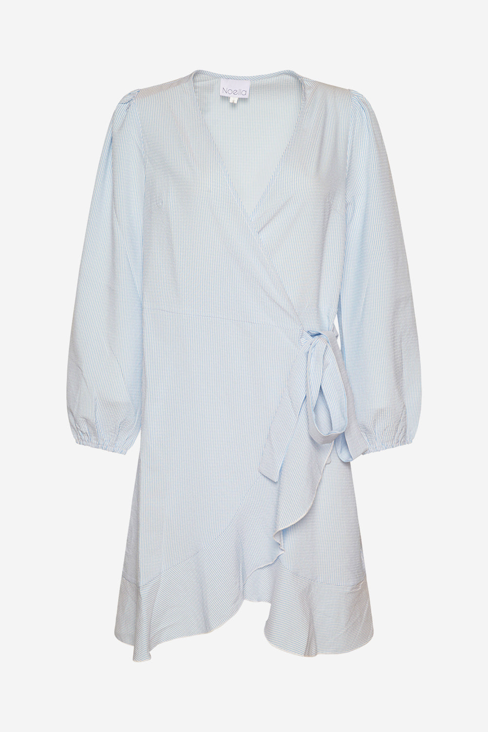Noellas Magne Dress Light blue stripe. Køb Kjoler hos www.noellafashion.dk
