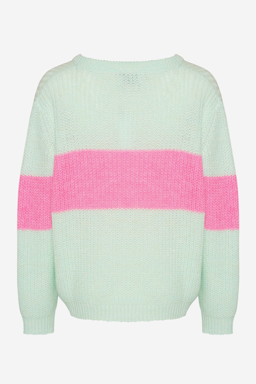 Mia Knit Sweater Mint/pink mix