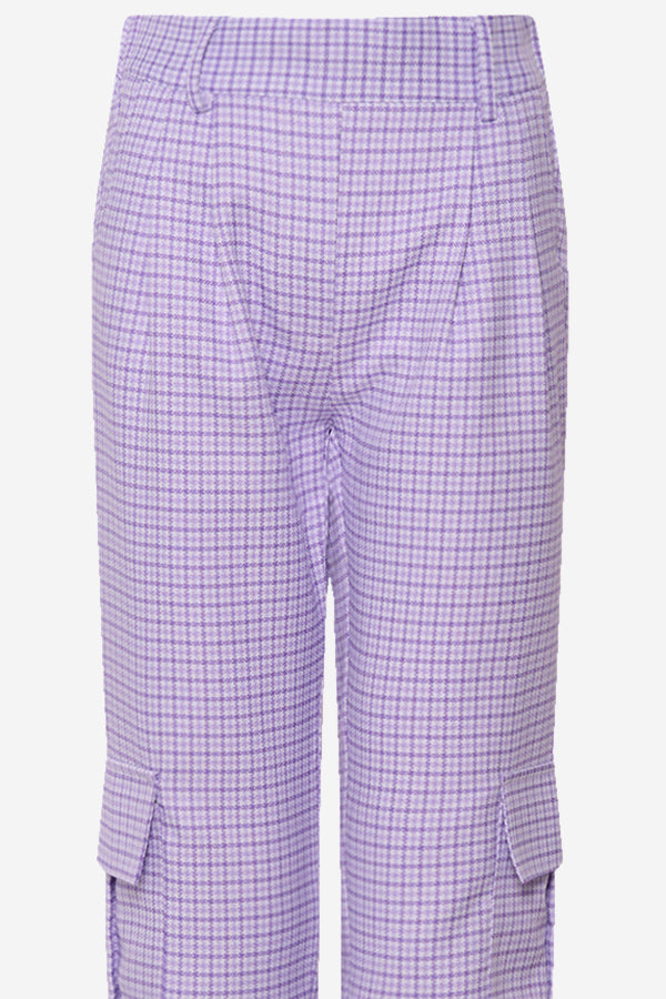 Mille Pants Lavender check