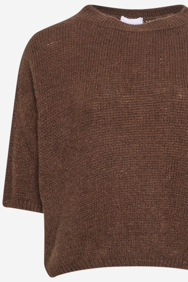 Mimi Knit Jumper Dark Brown