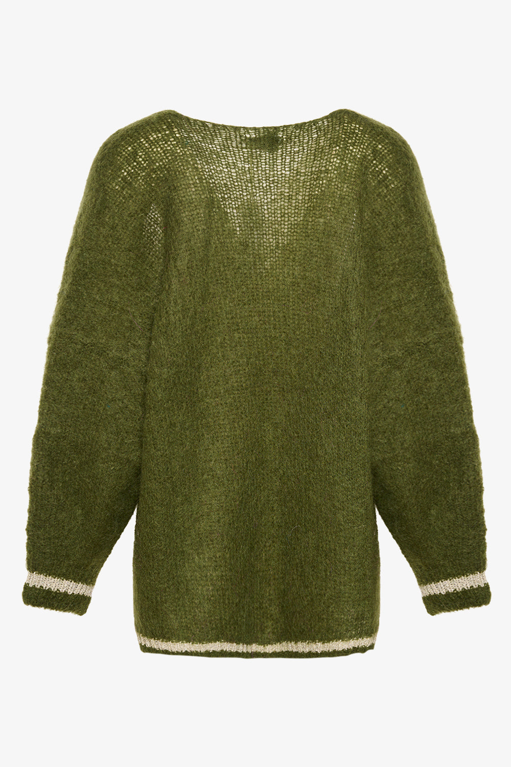 Paida Knit Cardigan Army