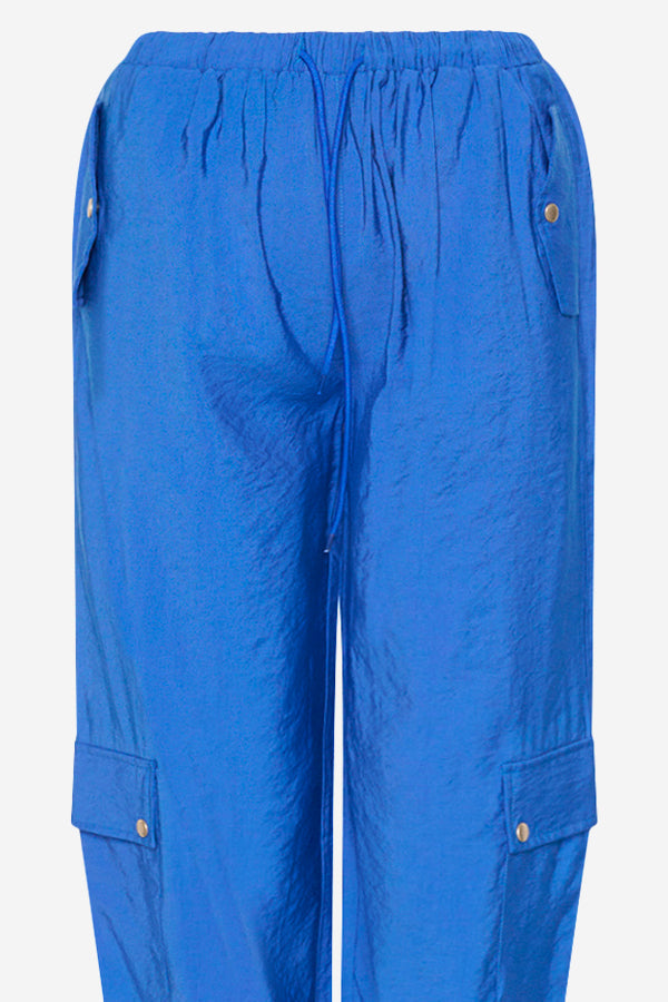 Paola Cargo Pants Electric Blue