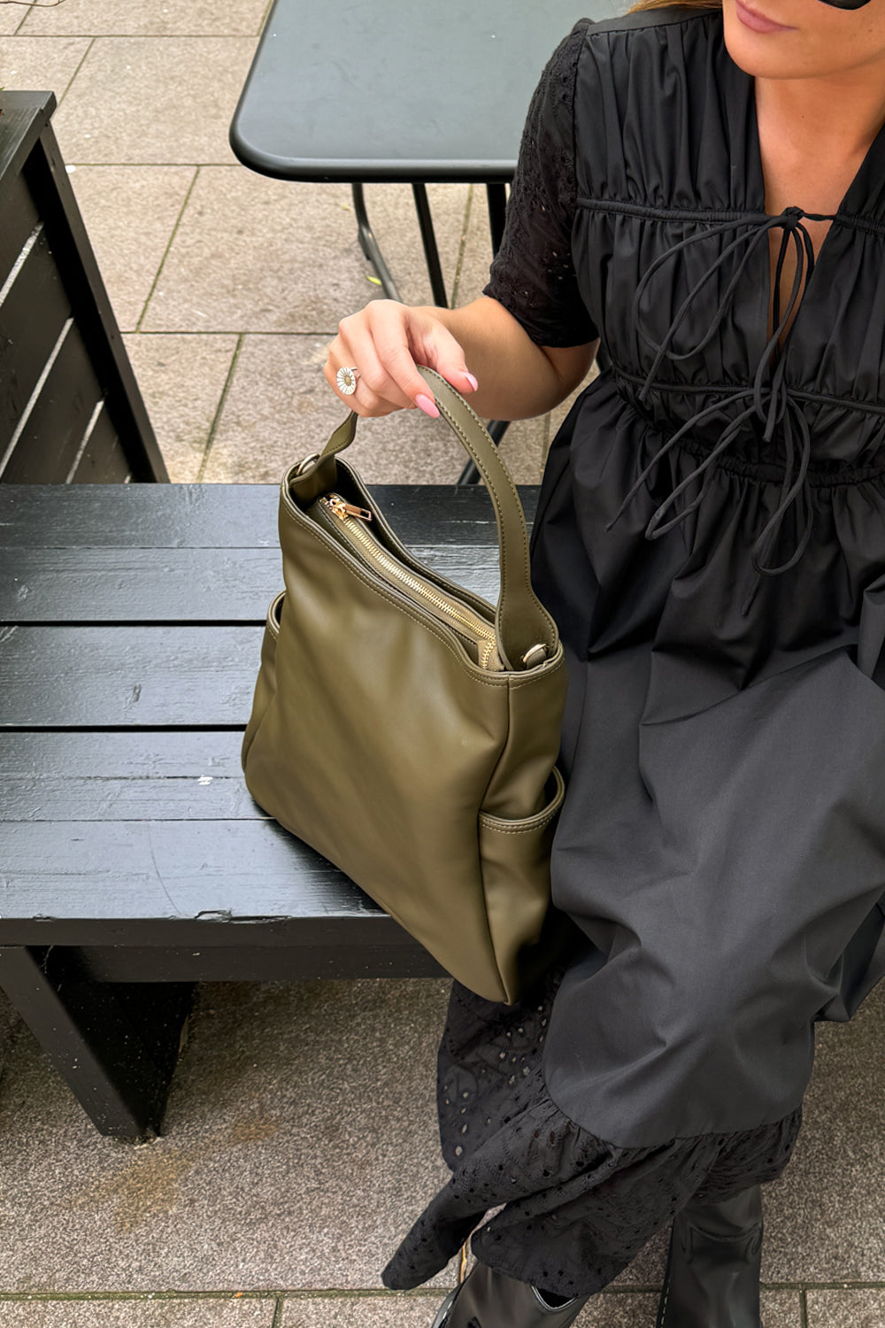 Penny Tote Bag Dark Olive