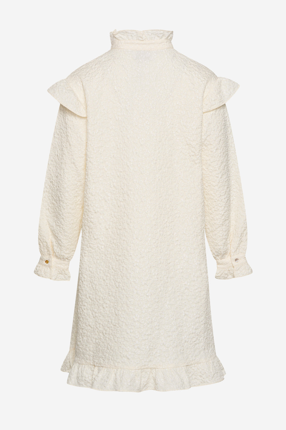 Reno Ruby Ruffle Dress Cream