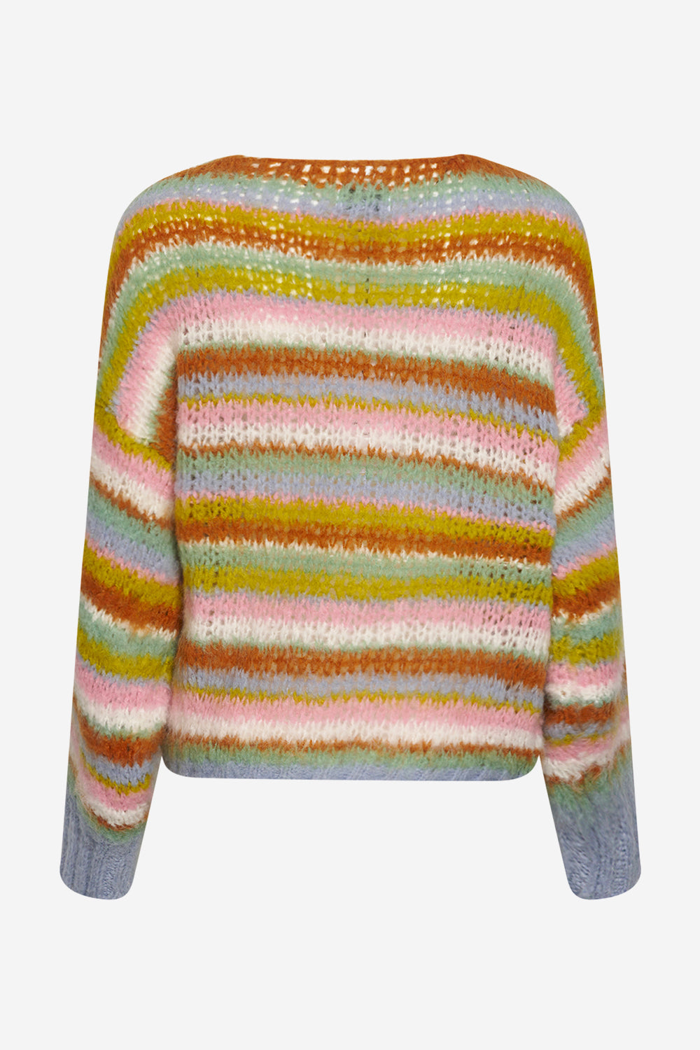 Rima Pool Knit Cardigan Light Blue/Yellow/Rose
