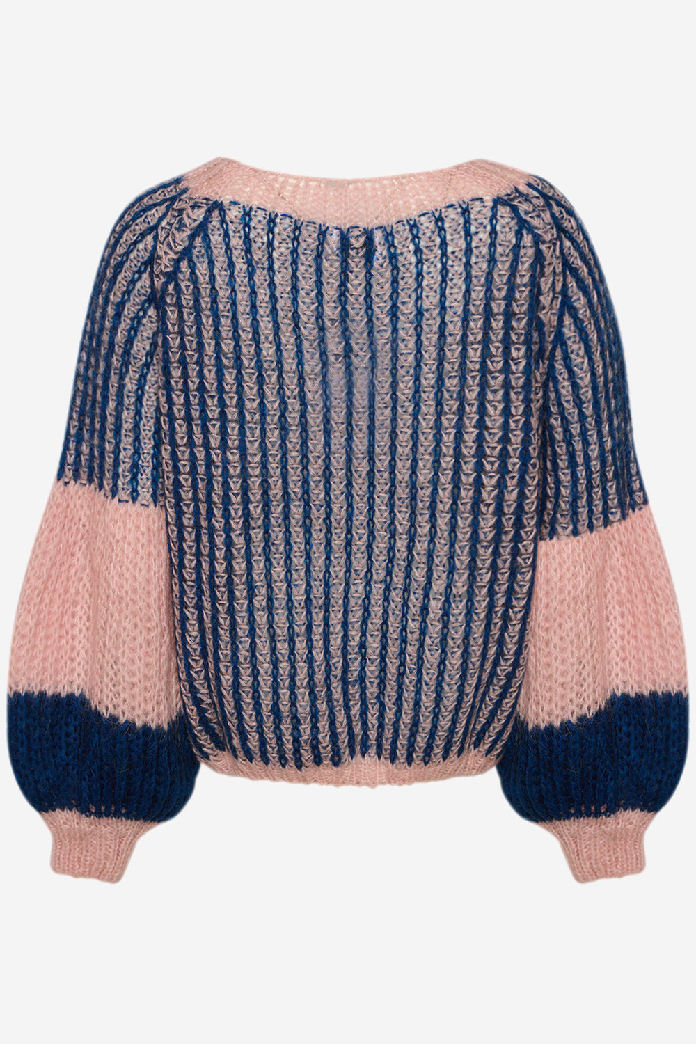 Liana Knit Cardigan Rose/Navy