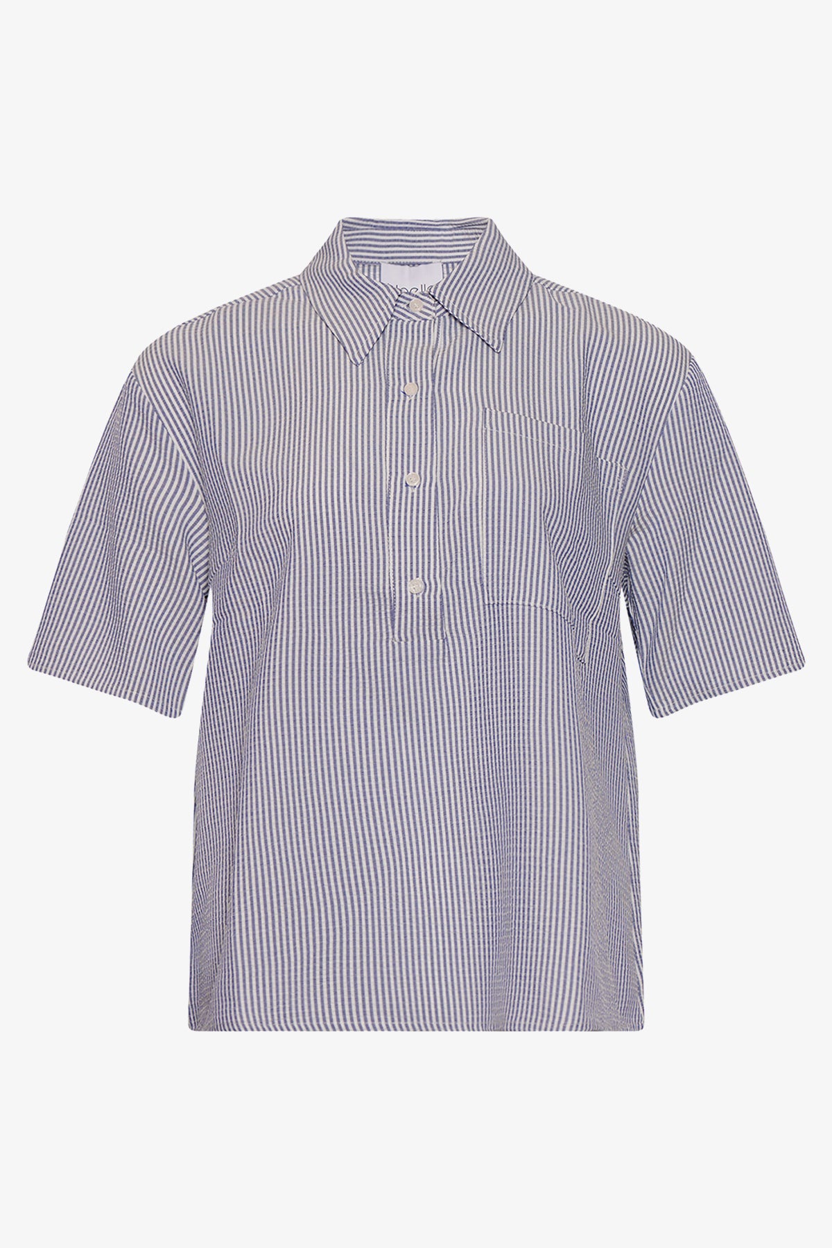 Noellas Sabine Shirt Blue Stripe. Køb Skjorter hos www.noellafashion.dk