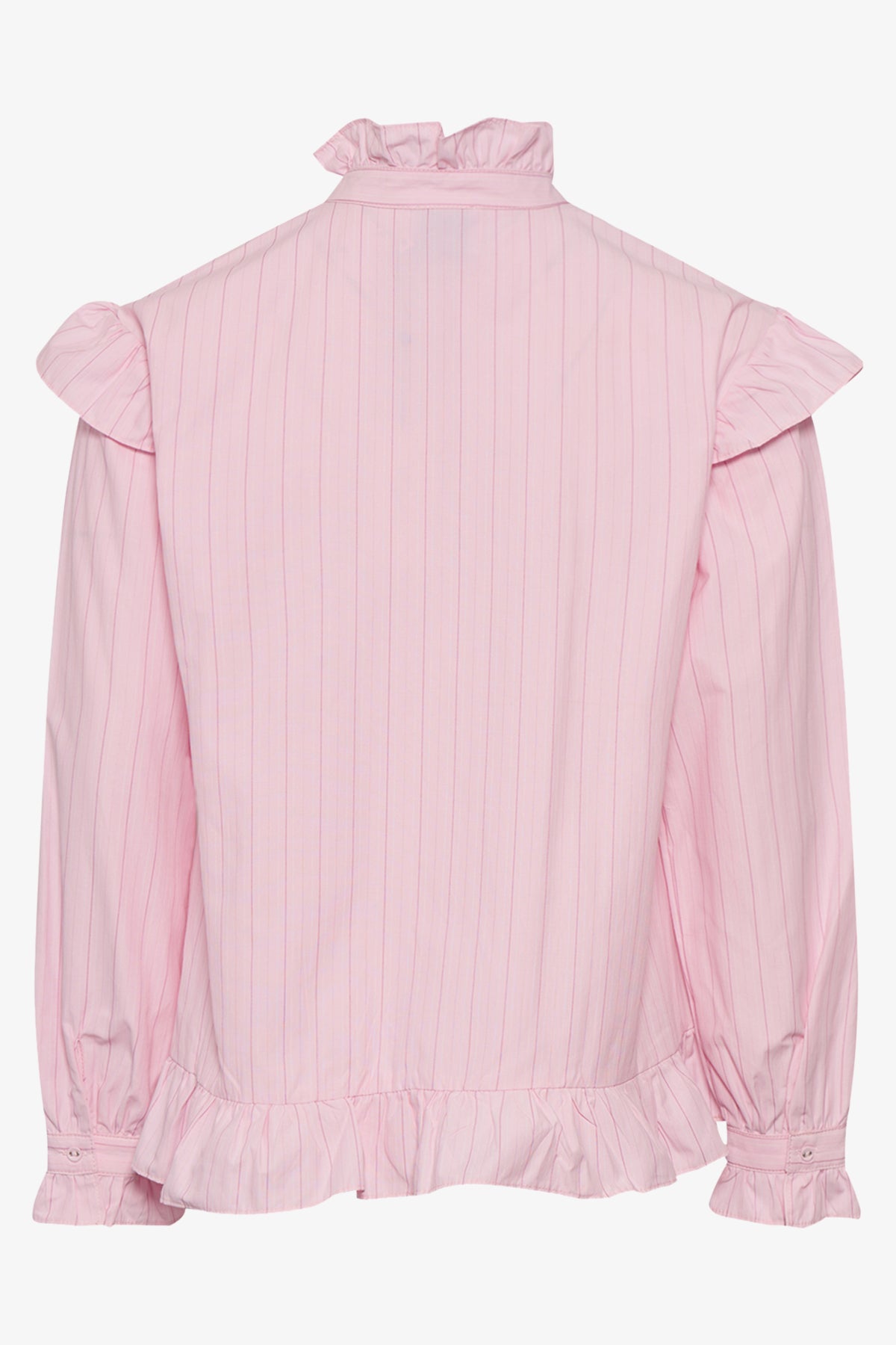 Sally Blouse Light Pink Stripe