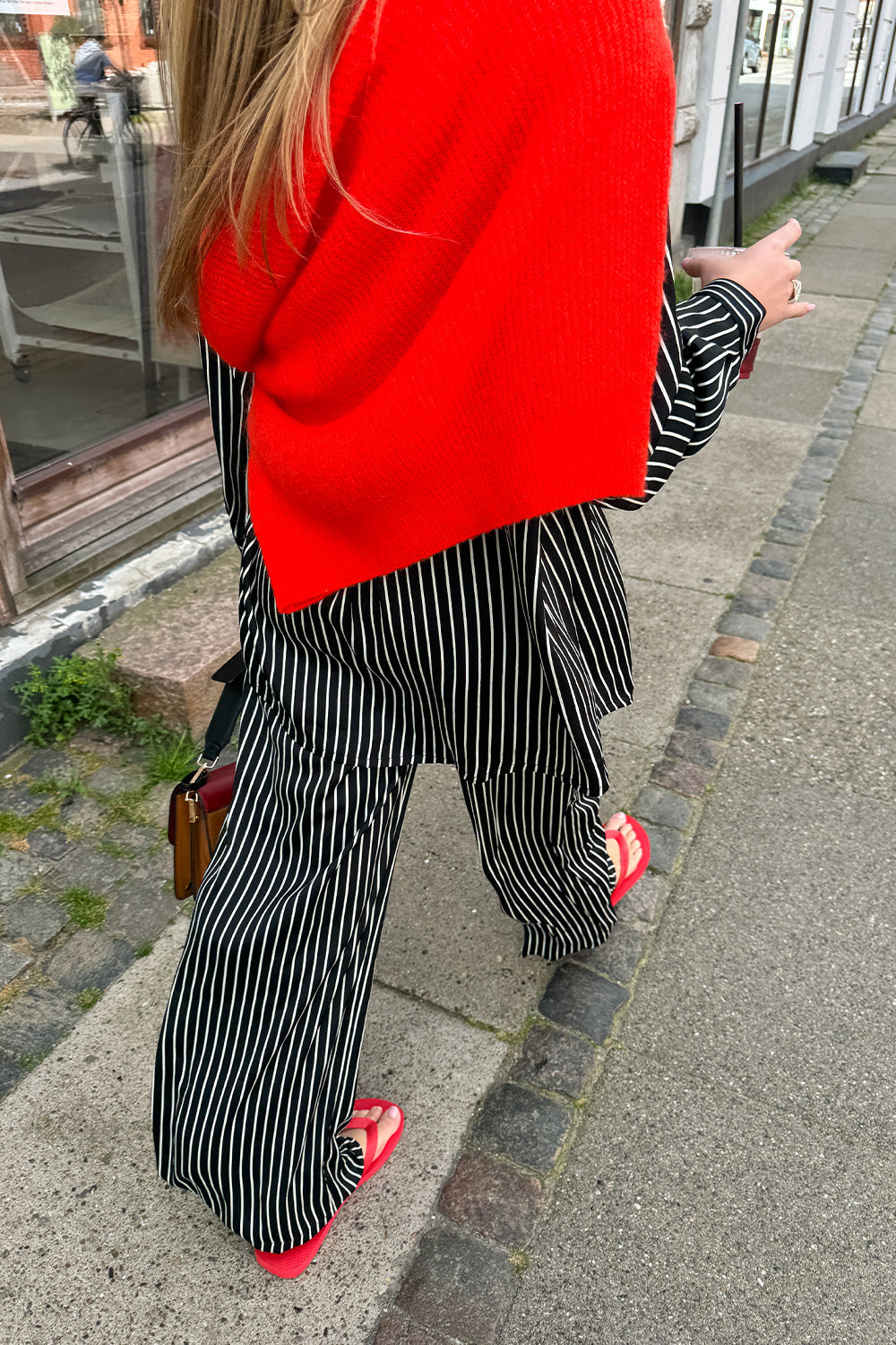 Samira Pants Taya Black Stripe