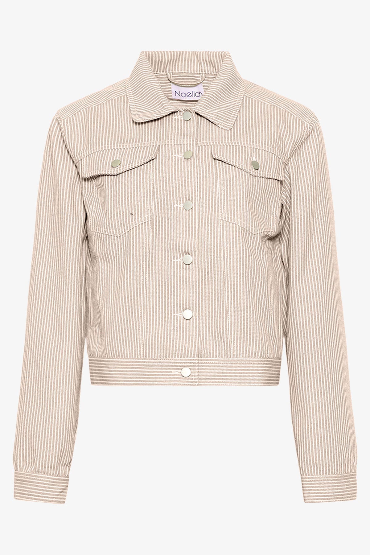 Noellas Sawyer Jacket Beige/White. Køb Jakker hos www.noellafashion.dk