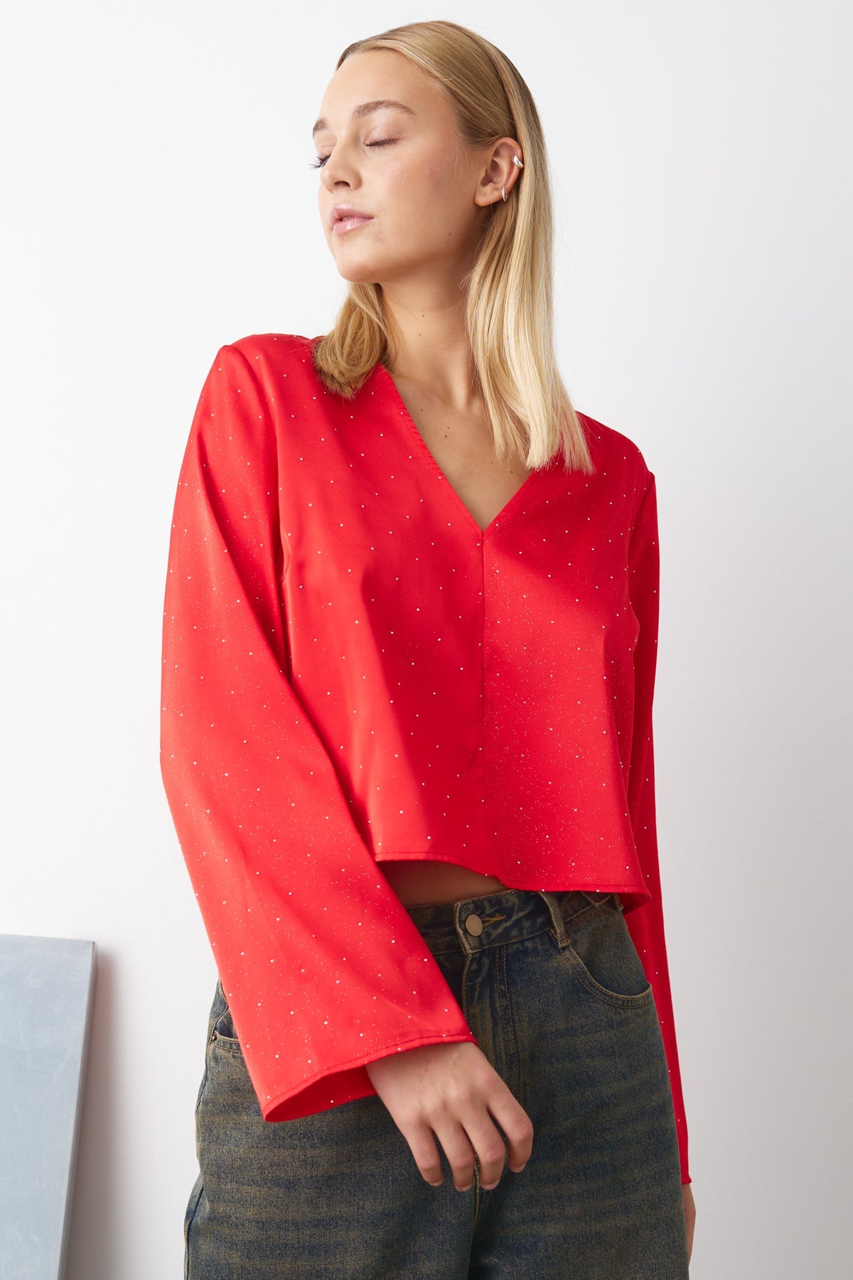 Serafinella Blouse Red