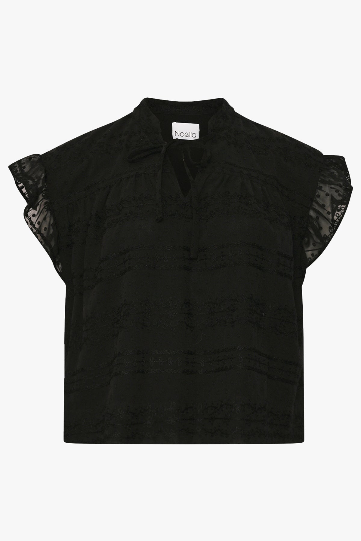 Noellas Seven Blouse Black. Køb T-shirts / Toppe hos www.noellafashion.dk