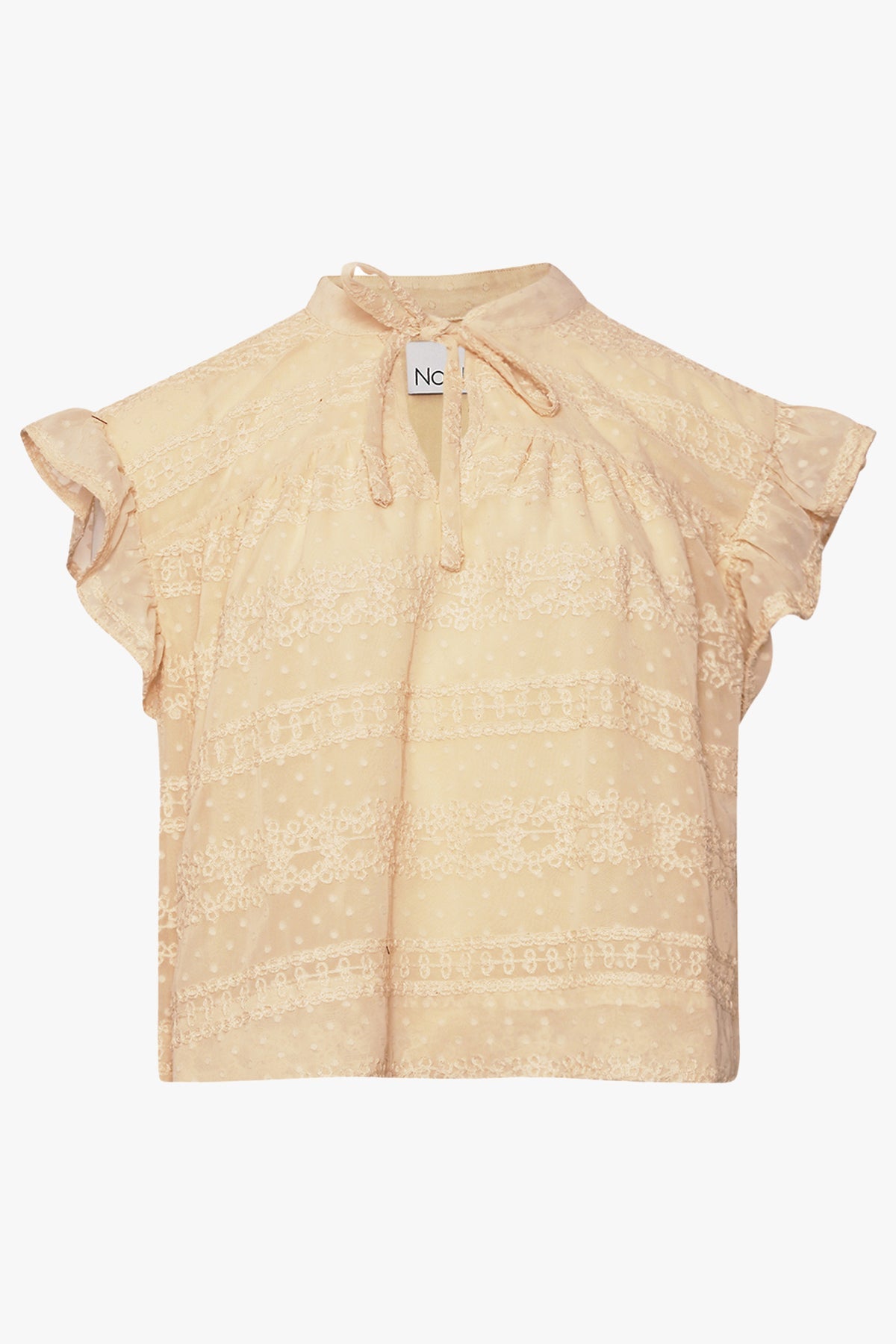 Noellas Seven Blouse Ivory. Køb T-shirts / Toppe hos www.noellafashion.dk