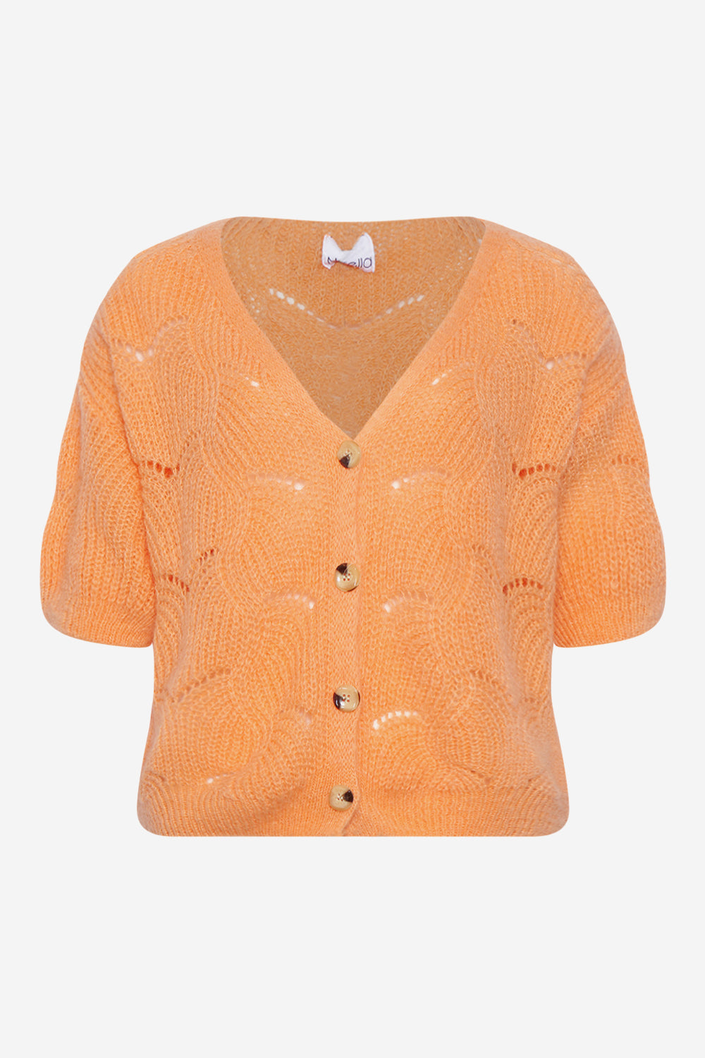 Noellas Shade Knit Cardigan Dusty Apricot. Køb Cardigans hos www.noellafashion.dk