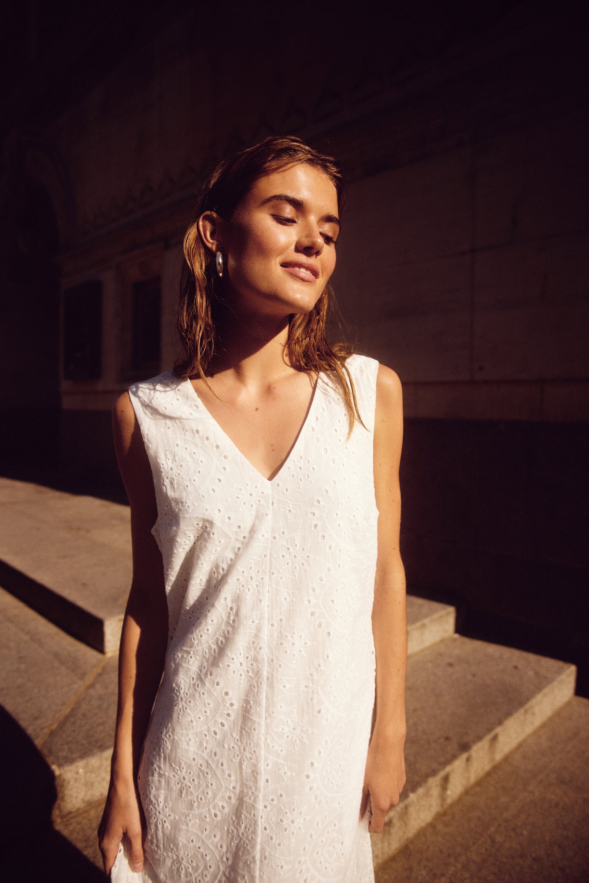 Shani Dress White
