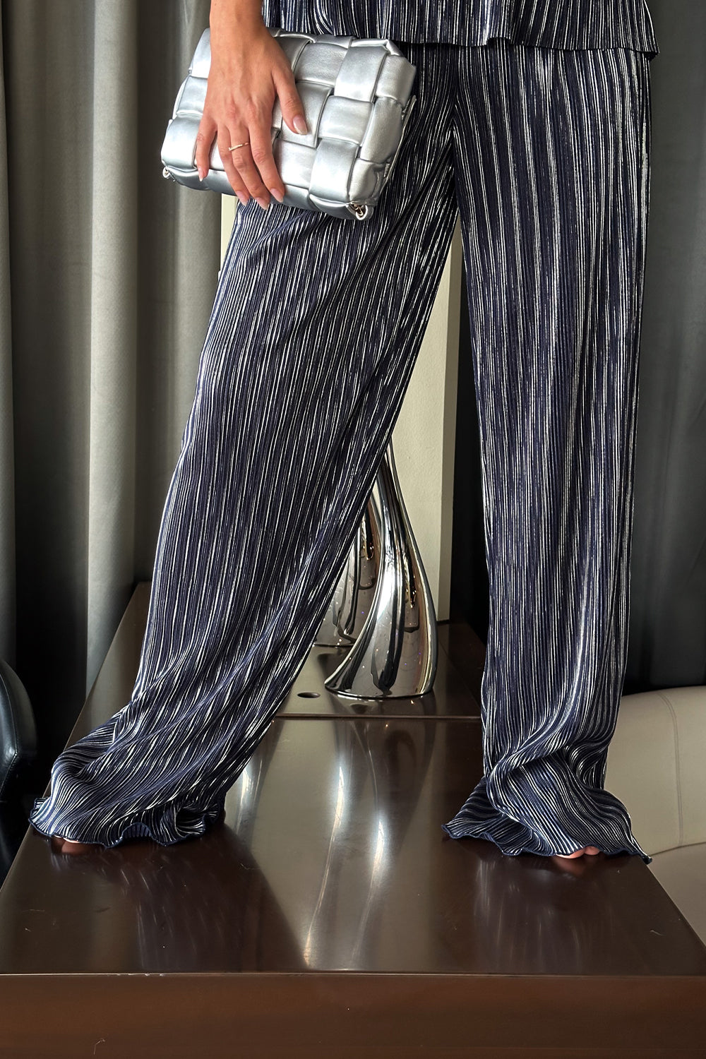 Shelly Pants Navy Blue