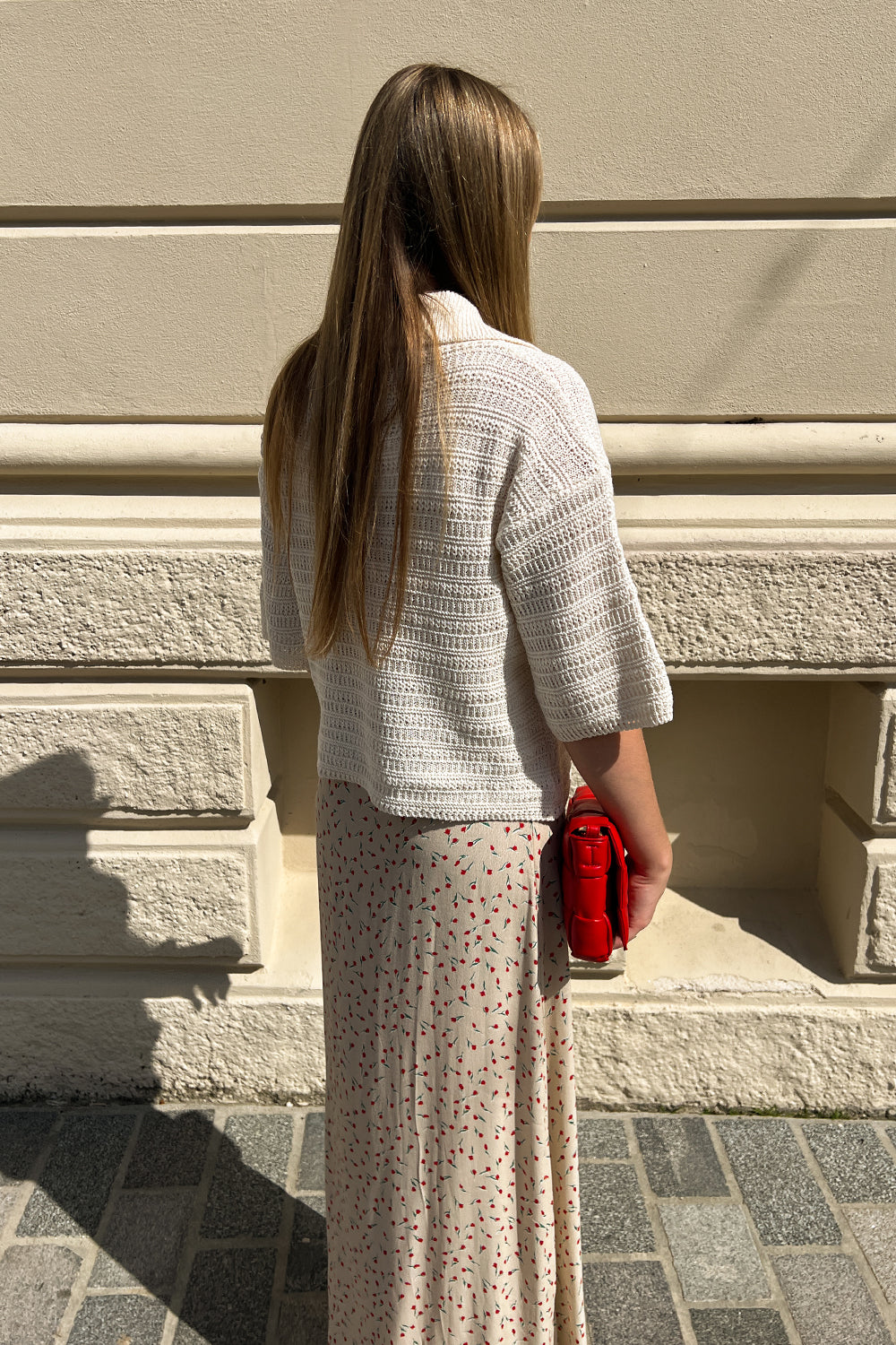Shira Knit Cardigan Ivory
