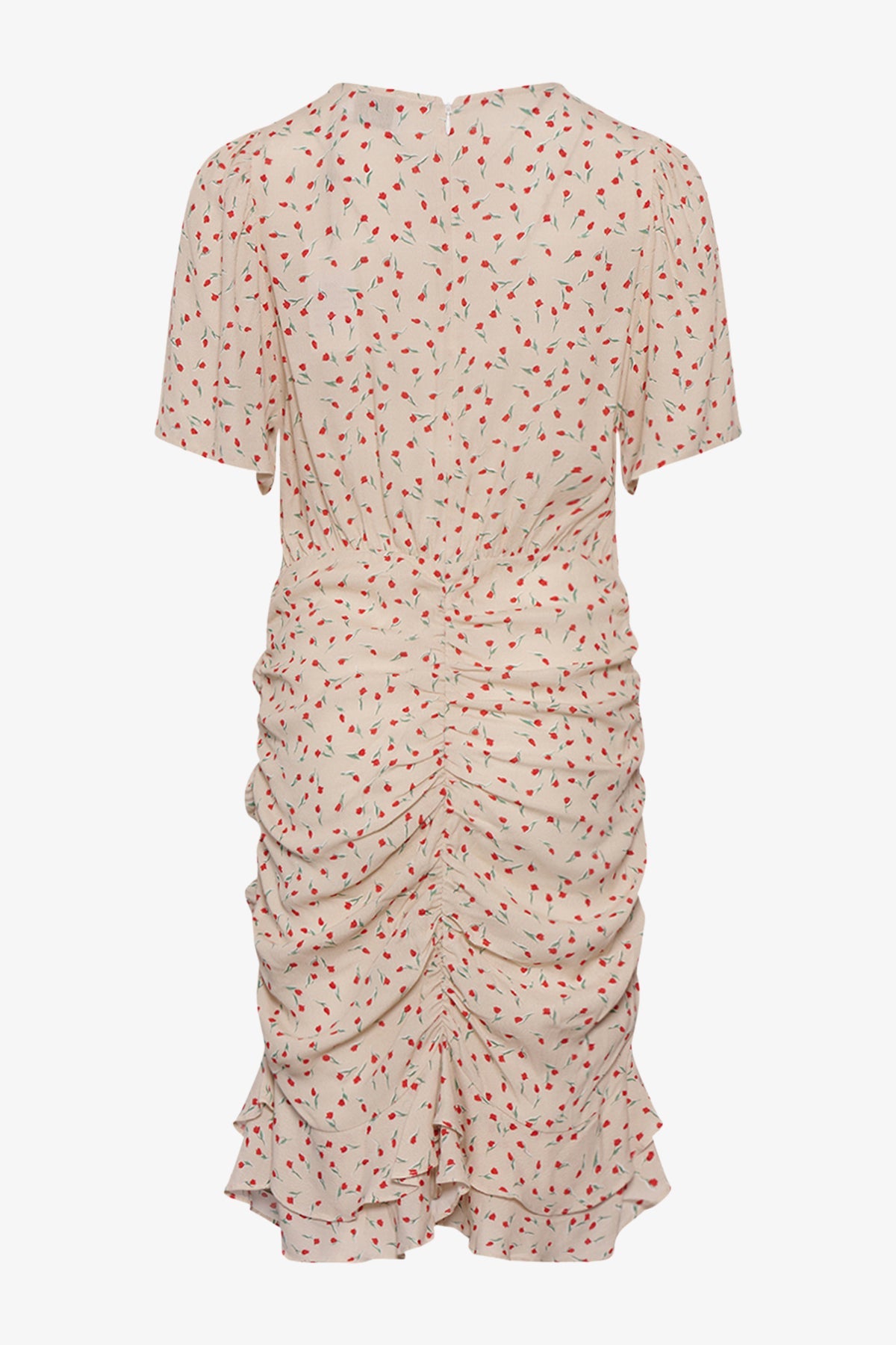 Noellas Sloane Dress Cream/Red Mini Flower.