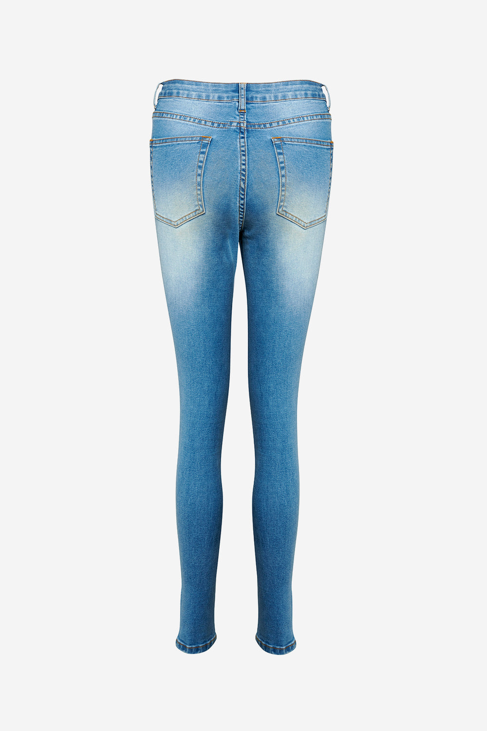 Sofia Broken Jeans Cotton Denim Blue