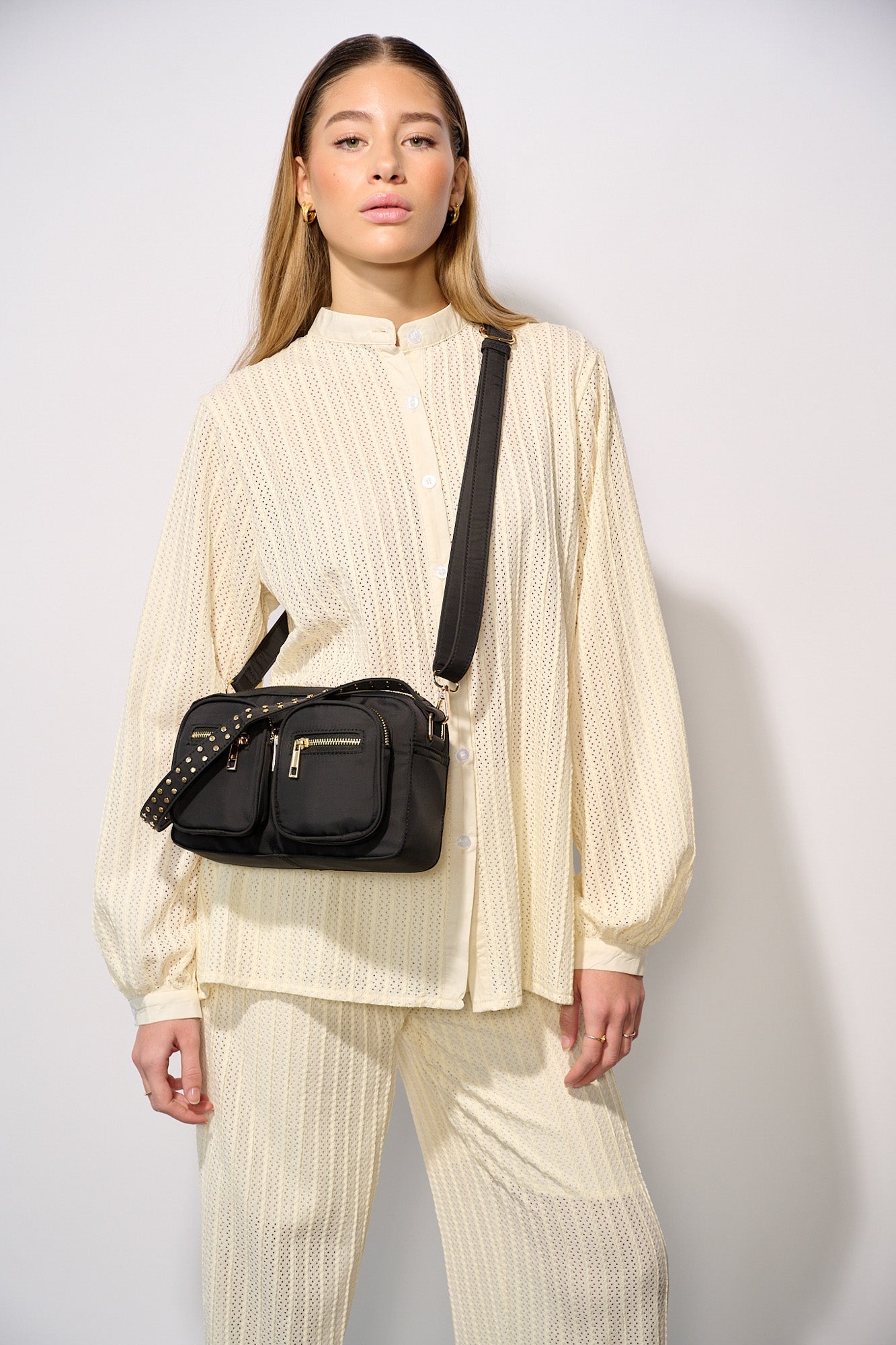 Celina Nylon Bag Black