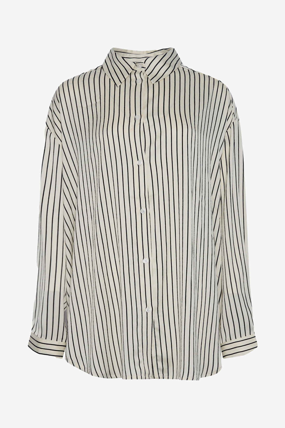 Noellas Suri Shirt Taya Crème Stripe. Køb Skjorter hos www.noellafashion.dk