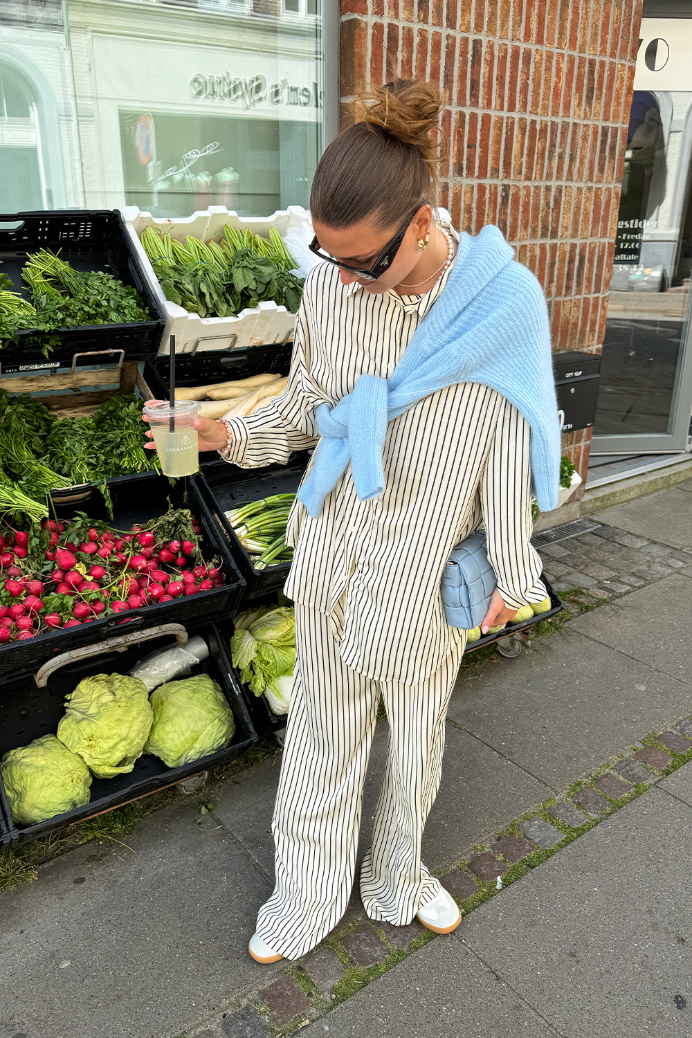 Samira Pants Taya Crème Stripe