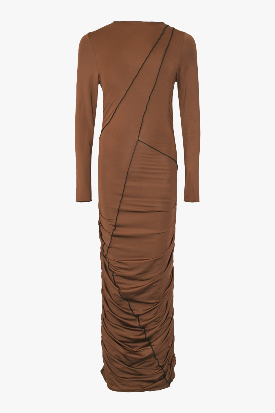 Noellas Sutton LS Dress Chocolate. Køb Kjoler hos www.noellafashion.dk