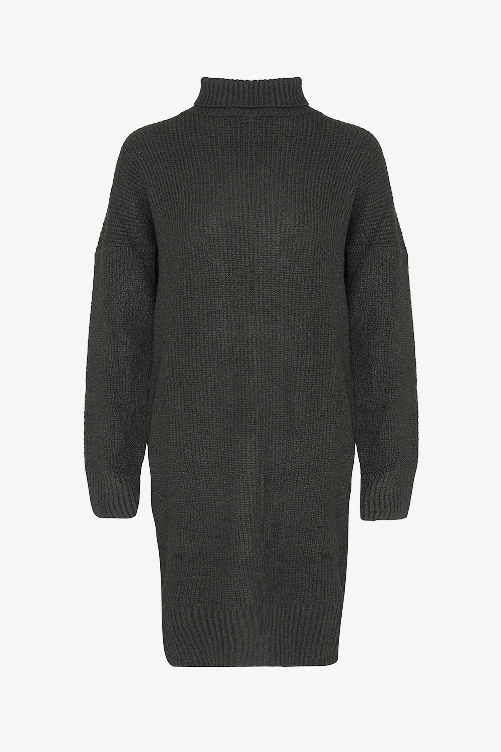 Taie Knit Dress Wool Black