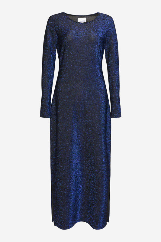 Noellas Tess l/s Dress Blue. Køb Kjoler hos www.noellafashion.dk