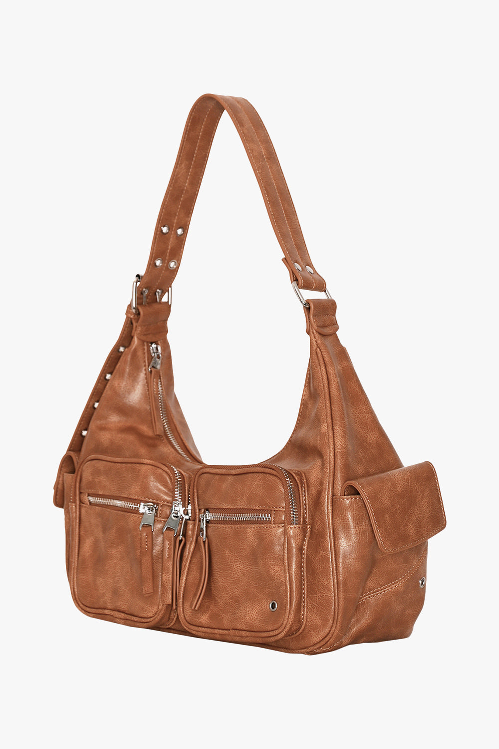 Tilda Bag Brown Washed Leather