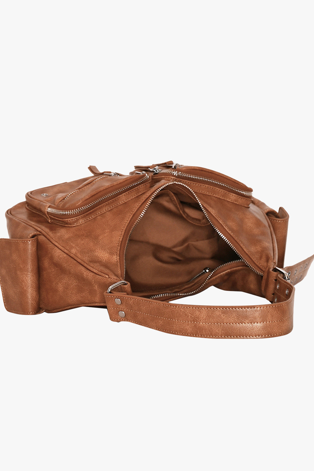 Tilda Bag Brown Washed Leather