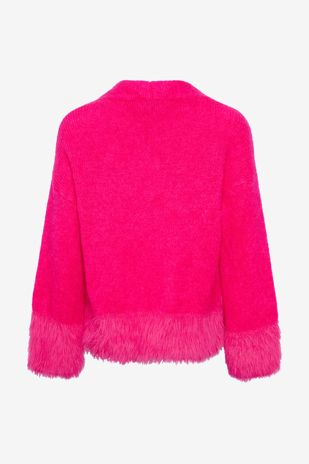 Tulip Knit Cardigan Pink