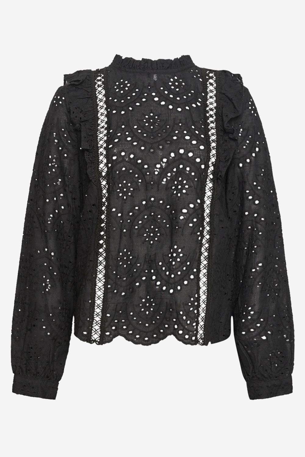 Noellas Sus Blouse Black. Køb Bluser hos www.noellafashion.dk