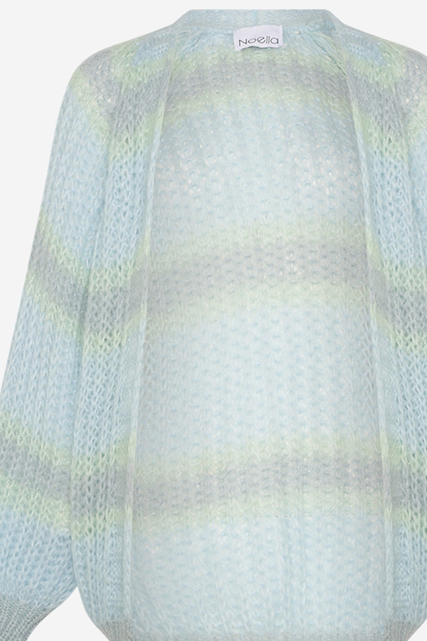 Vera Knit Cardigan Light Blue/Blue/Mint Mix