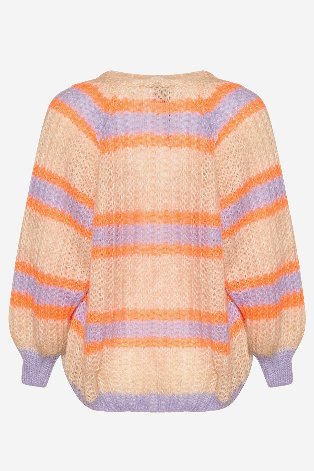 Vera Knit Cardigan Lilac/orange Mix