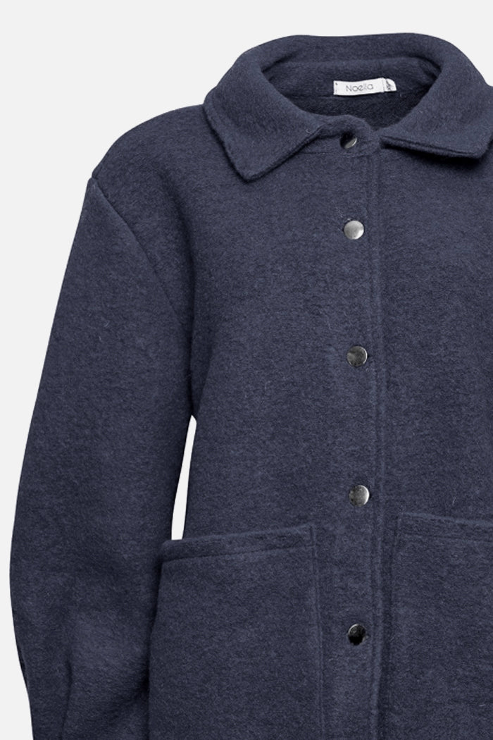 Viksa Jacket Wool Blue Navy