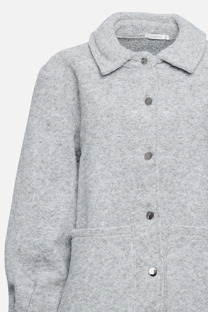 Viksa Jacket Wool Light Grey