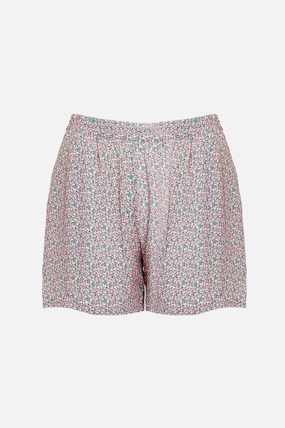 Zille Shorts Viscose Small Flower Rose