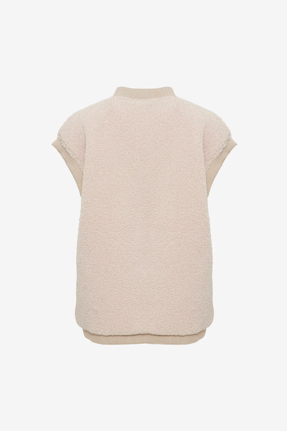Effi Pile Vest Polyester Camel/sand Mix