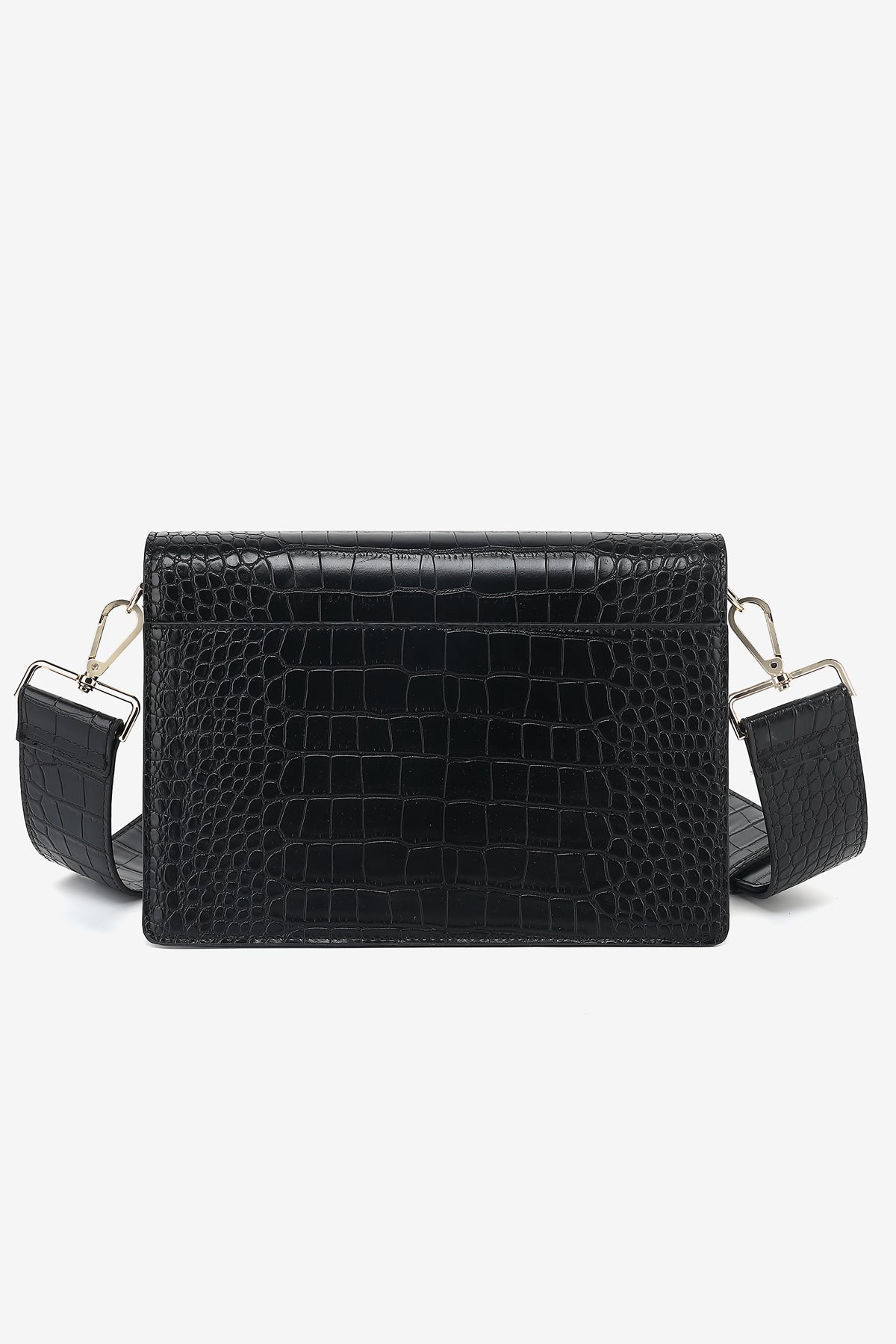 Gigi Bag Black Croc