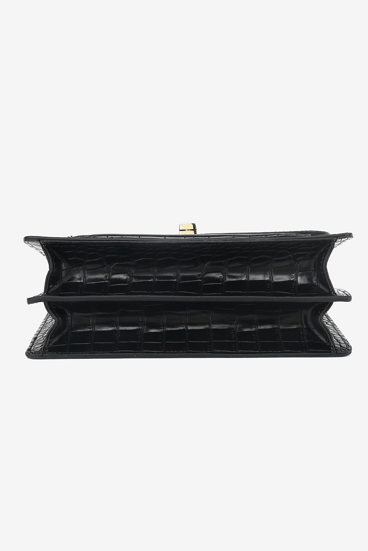Gigi Bag Black Croc
