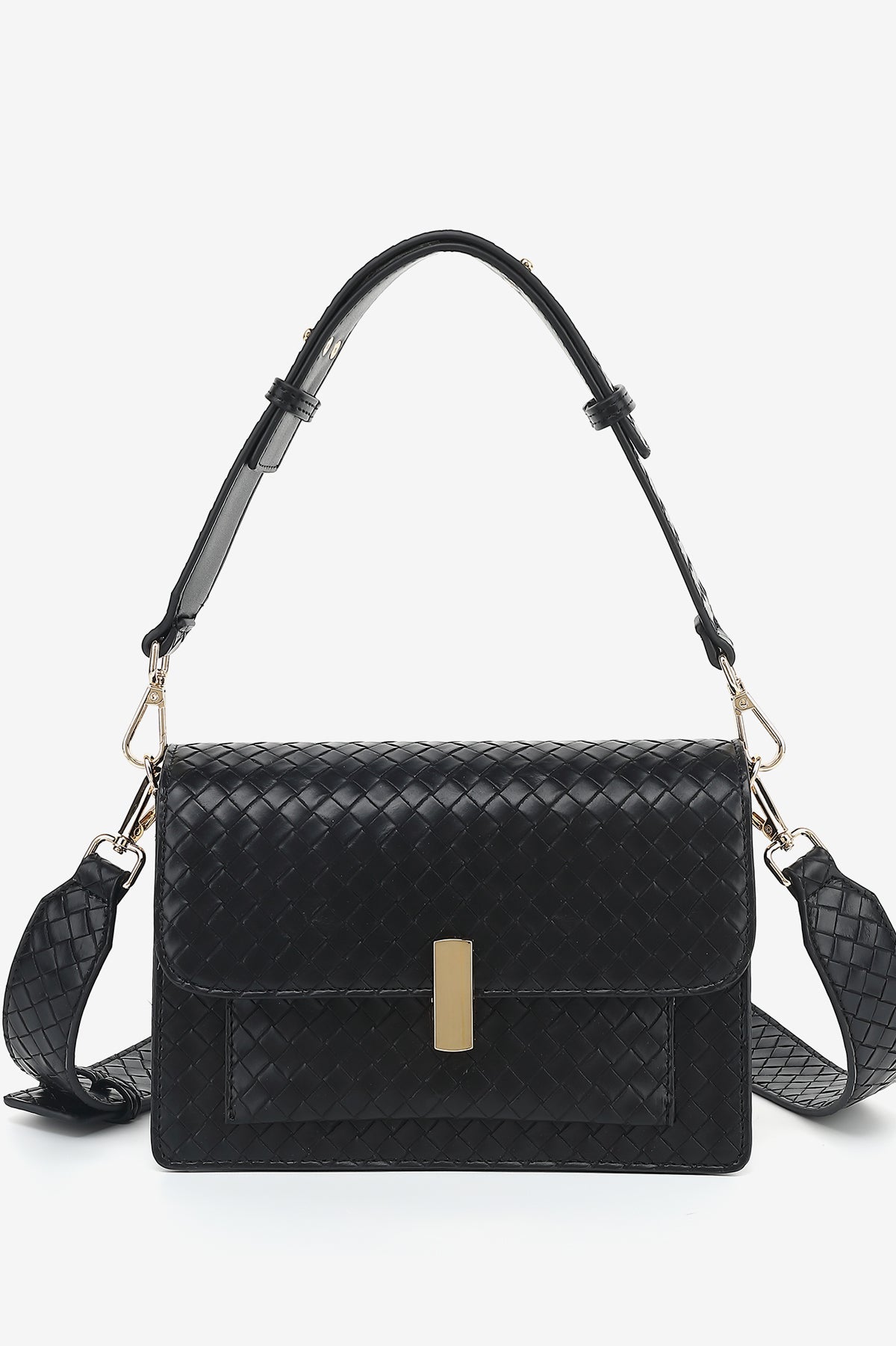 Noellas Adele Braided Bag Black. Køb Tasker hos www.noellafashion.dk