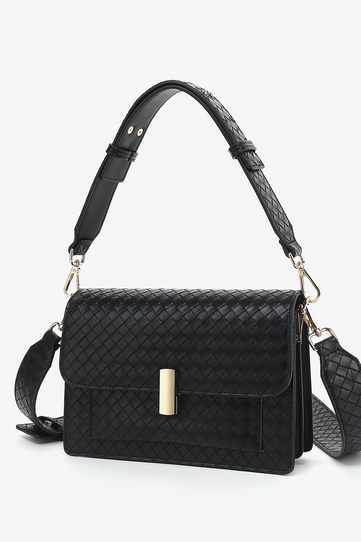 Adele Braided Bag Black