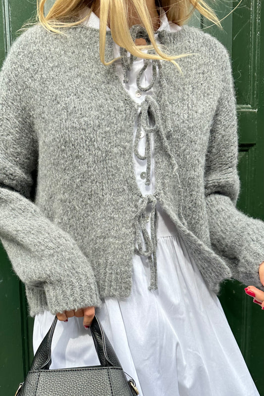 Ella Knit Cardigan Grey