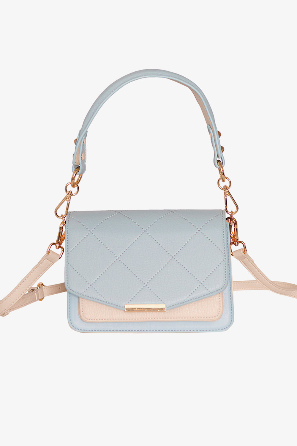 Noellas Blanca Bag Medium Light Blue/Birch. Køb Tasker hos www.noellafashion.dk