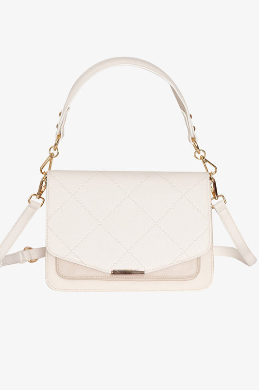 Noellas Blanca Multi Compartment Bag Offwhite/Birch. Køb Tasker hos www.noellafashion.dk