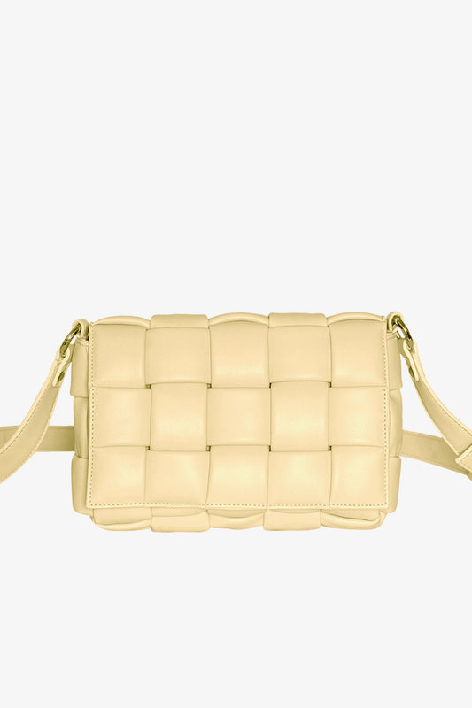 Noellas Brick Bag Pastel Yellow. Køb Tasker hos www.noellafashion.dk